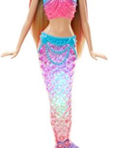 Barbie sirène couleur arc-en-ciel
