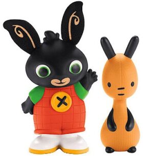 Fisher-Price – Bing – Bing & Flop – 2 Mini Figurines 7 et 5 cm