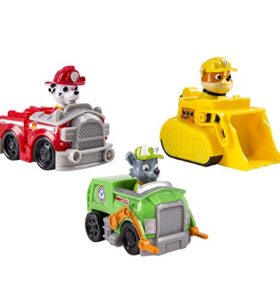 Paw Patrol – 6024058 – Pack de 3 Véhicules de Secours Miniatures – La Pat&rsquo; Patrouille