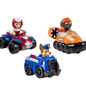 Paw Patrol – 6024059 – Pack 3 Véhicules De Secours 2 – Pat&rsquo; Patrouille – Chase, Zuma et Ryder