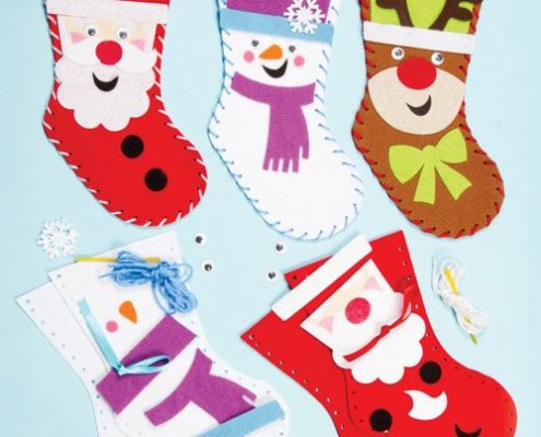 chausse de noel deco originale