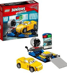 LEGO – 10731 – Juniors – Jeu de Construction – Le simulateur de course de Cruz Ramirez