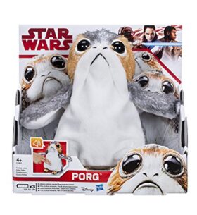 Porg star wars 8 peluche interactive