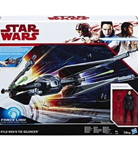 Star Wars Episode 8- C1252EU40 – Véhicule – Tie Silencer et Figurine Kylo Ren – 10 cm