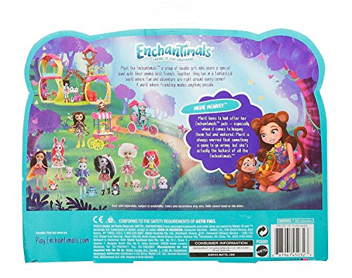 Enchantimals FCG93 Coffret Merit le Singe et le Stand de Fruits 0 4 Enchantimals - FCG93 - Coffret Merit le Singe et le Stand de Fruits