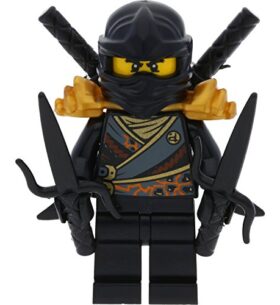Figurine miniature LEGO Ninjago Cole Rebooted Fait partie de l&rsquo;ensemble 70723 Inclut 4 GALAXYARMS armes