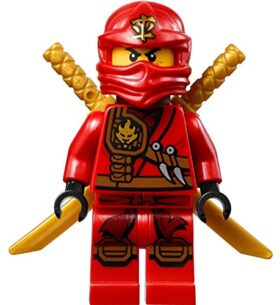 LEGO® Ninjago Minifigure – Kai Zukin Robe (Red Ninja) with Dual Gold Swords (70745)