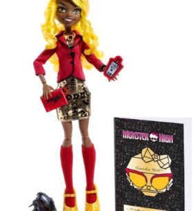 Monster high – blx06 – poupée hauntlywood clawdia wolf