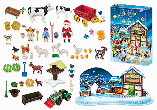 Playmobil 6624 Calendrier de lAvent Pre Nol la ferme 0 1 Playmobil - 6624 - Calendrier de l'Avent ''Père Noël à la ferme''
