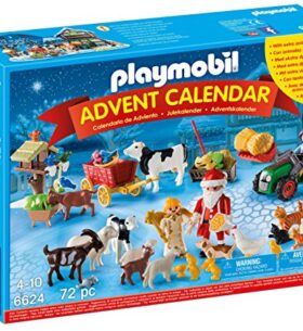 Playmobil – 6624 – Calendrier de l&rsquo;Avent  »Père Noël à la ferme »