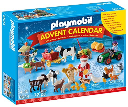 Playmobil 6624 Calendrier de lAvent Pre Nol la ferme 0 Playmobil - 6624 - Calendrier de l'Avent ''Père Noël à la ferme''