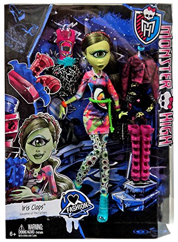 Poupe Monster High Iris et 2 tenues 0 Poupée Monster High - Iris et 2 tenues
