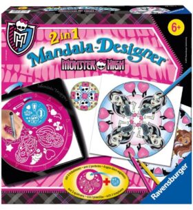 Ravensburger – 29745 – Loisir Créatif – Monster High – Mandala 2 en 1
