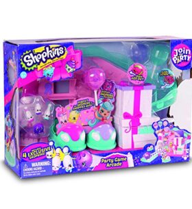 Shopkins – HPK87 – SK7 PARTY – Coffret Super Fête – 4 Shopkins exclusifs + Accessoires