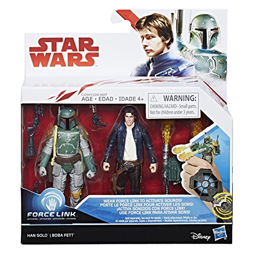 Star Wars Han Solo et Boba Fett Force Link 2 Pack Figurine 0 1 Star Wars Han Solo et Boba Fett Force Link 2-Pack Figurine