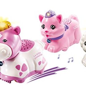 VTech – 215359 – Tut Tut Animo – Coffret Trio Coquettes – Caniche + Chatte + Jument