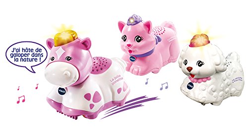 VTech 215359 Tut Tut Animo Coffret Trio Coquettes Caniche Chatte Jument 0 VTech - 215359 - Tut Tut Animo - Coffret Trio Coquettes - Caniche + Chatte + Jument