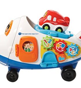 VTech – 503105 – Tut Tut Bolides – Mon Super Avion Cargo 2 en 1 + Timon le Petit Avion