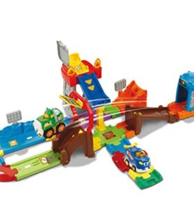 VTech – 503705 – Tut Tut Bolides – Circuit Super Cascades Push et Go + Peter – Super Cascadeur