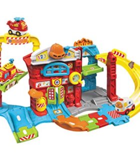 VTech – 503905 – Tut Tut Bolides – Maxi Caserne de Pompiers + Louis – Sos Incendie