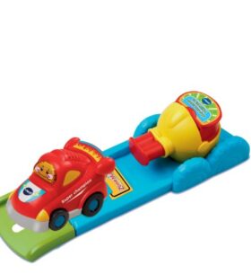 Vtech – 144005 – Jouet de Premier Age – Tut Tut Bolides – Lanceur Press N Go + Léon Super Champion