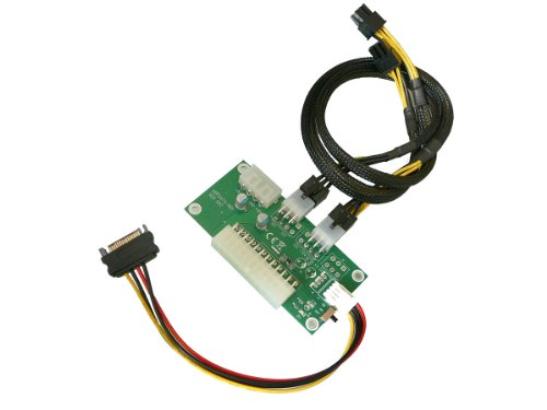 KALEA INFORMATIQUE Adaptateur dalimentation ATX pour carte graphique GPU ATX24 vers Molex et P6 Adapte au mining Bitcoin Cordons fournis 0 1 KALEA-INFORMATIQUE Adaptateur d'alimentation ATX pour Carte Graphique (GPU) - ATX24 vers Molex et P6 - Adaptée au Mining Bitcoin - Cordons fournis