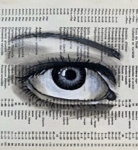 Modèle unique réalisé à l'encre de chine sur page d'un livre ancien. Dimension 13 x 19 cm. Prix sans cadre. Si vous souhaitez un proposition d'encadrement