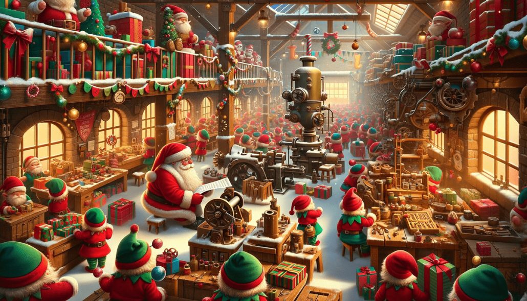 fabrique du père noël