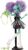 Monster High – CHX93 – Poupée Mannequin – Honey – Freak Du Chic